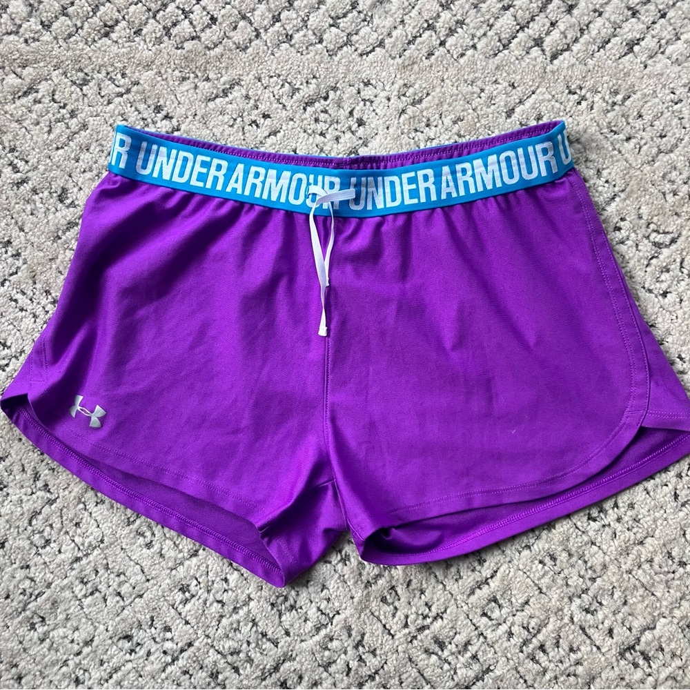 Under Armour Purple Athletic Shorts